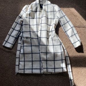 Versona Black and White Coat